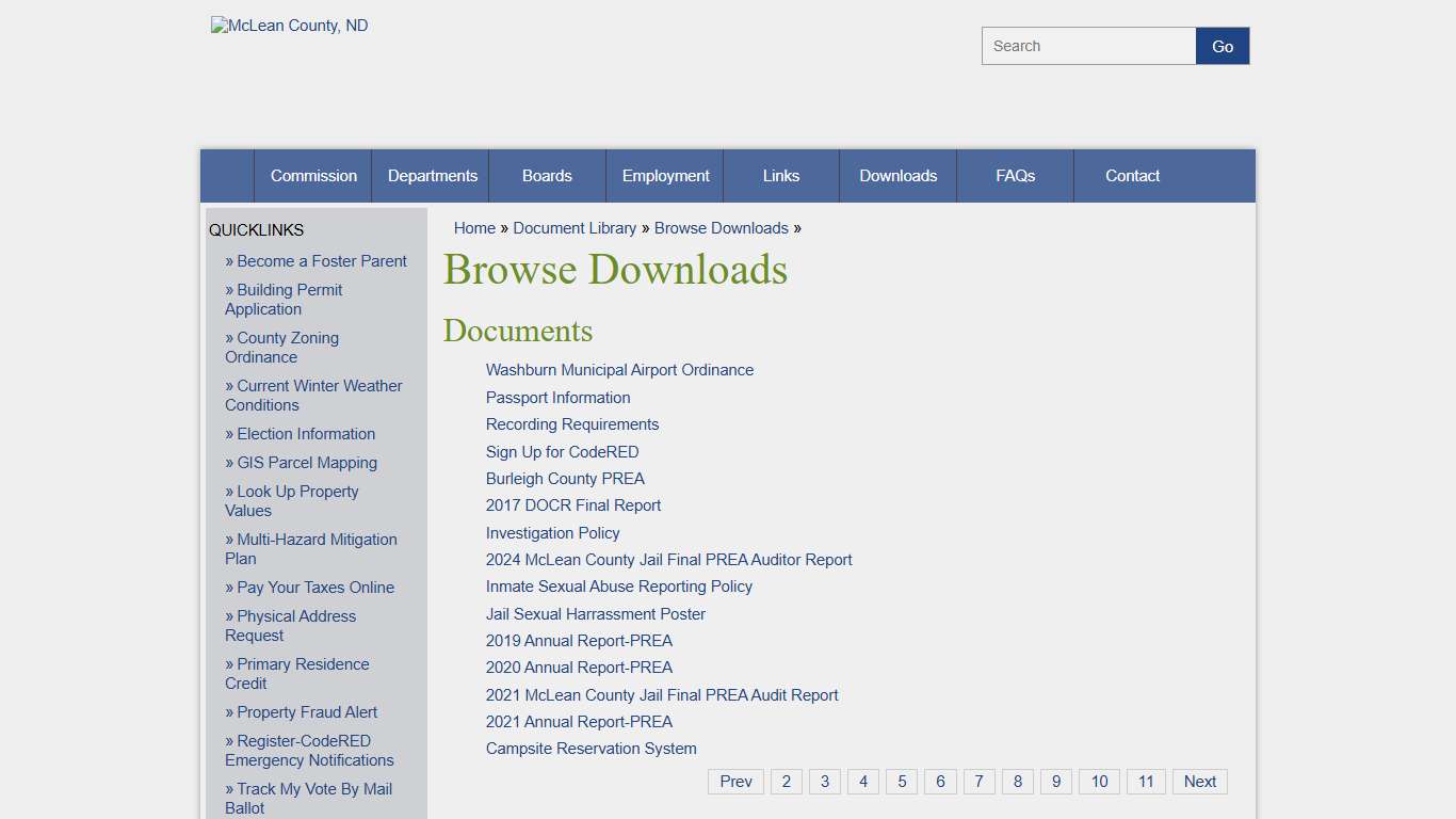 McLean County, North Dakota - Browse Downloads